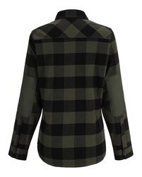 Simms Guide Flannel Women's in Loden Buffalo Check